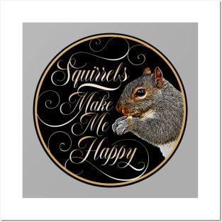 Squirrel Whisperer - funny squirrel lover Posters and Art